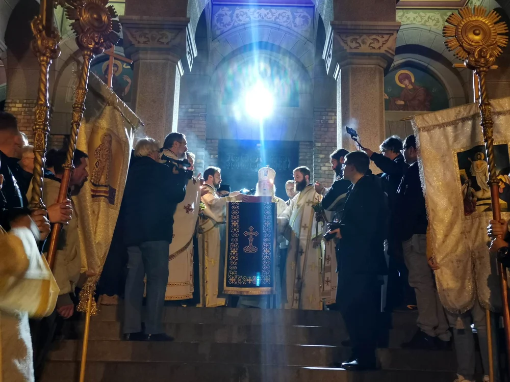 Slujba de Înviere de la Catedrală FOTO Ștefan Both