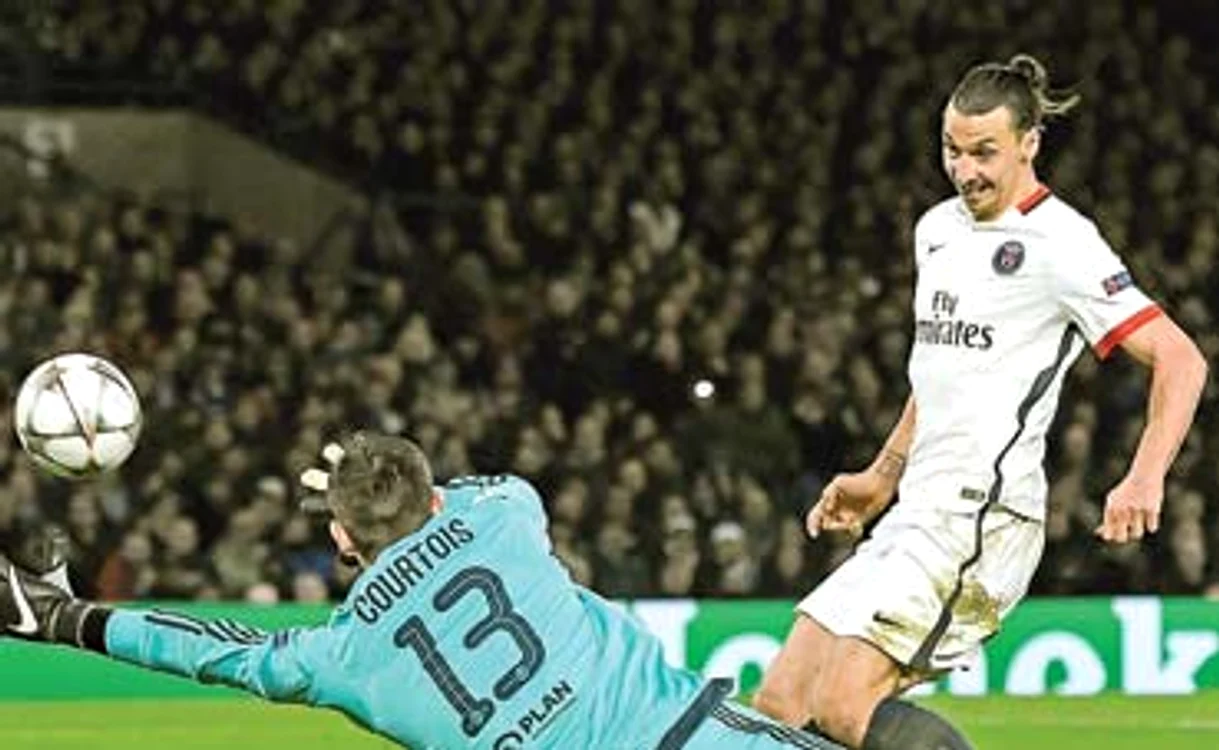 Zlatan a marcat de patru ori în partida cu TroyesFoto: Gettyimages