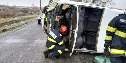 slobozia accident cu patru raniti FOTO ISU Ialomita