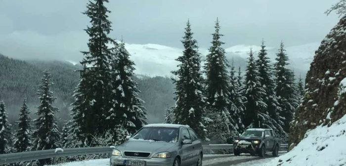 Zăpada a început să se depună    Foto: Adevărul