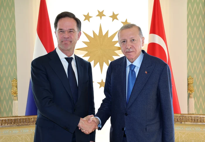 Recep Tayyip Erdogan și Mark Rutte FOTO Facebook Recep Tayyip Erdogan