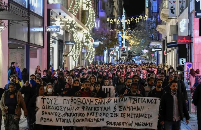 Protest în Grecia.