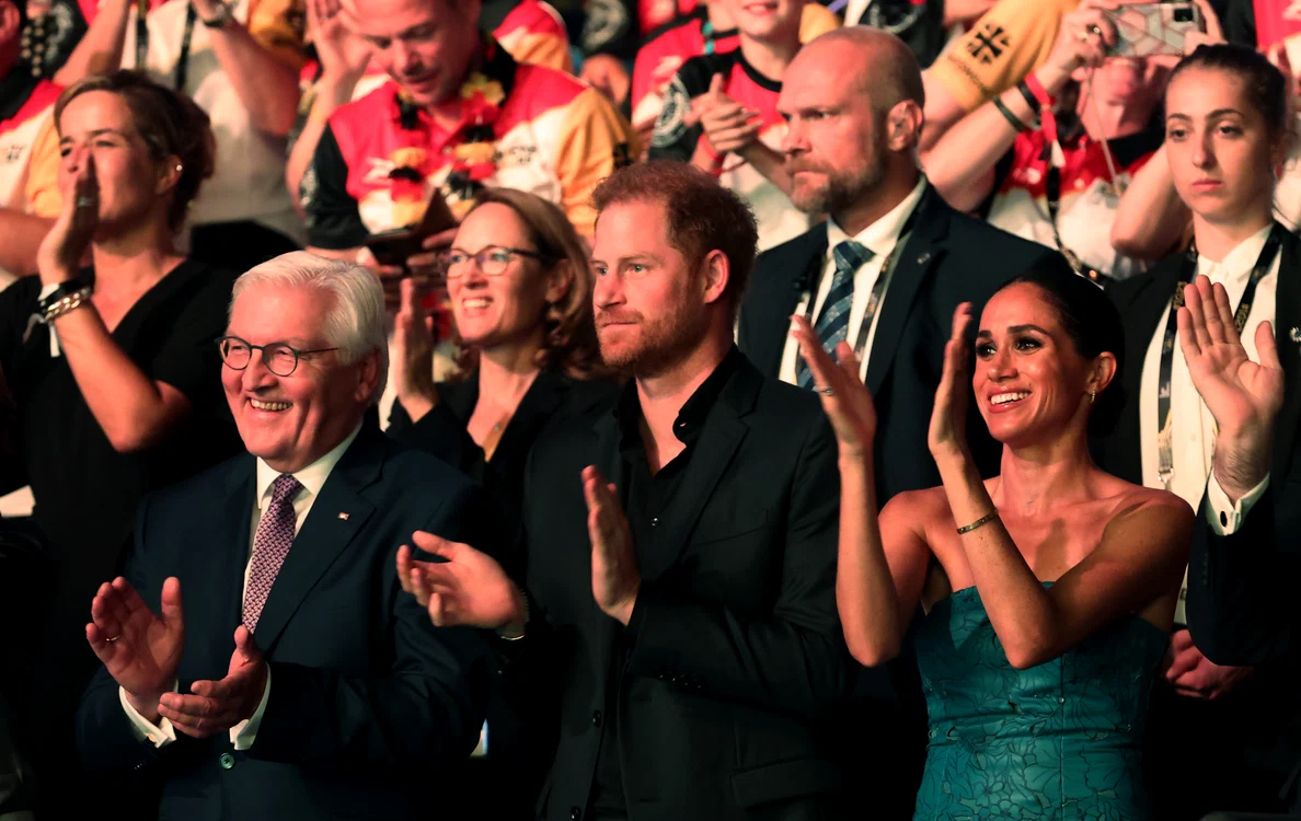Harry și Meghan, închidere Invictus 2023, Getty (2) jpg