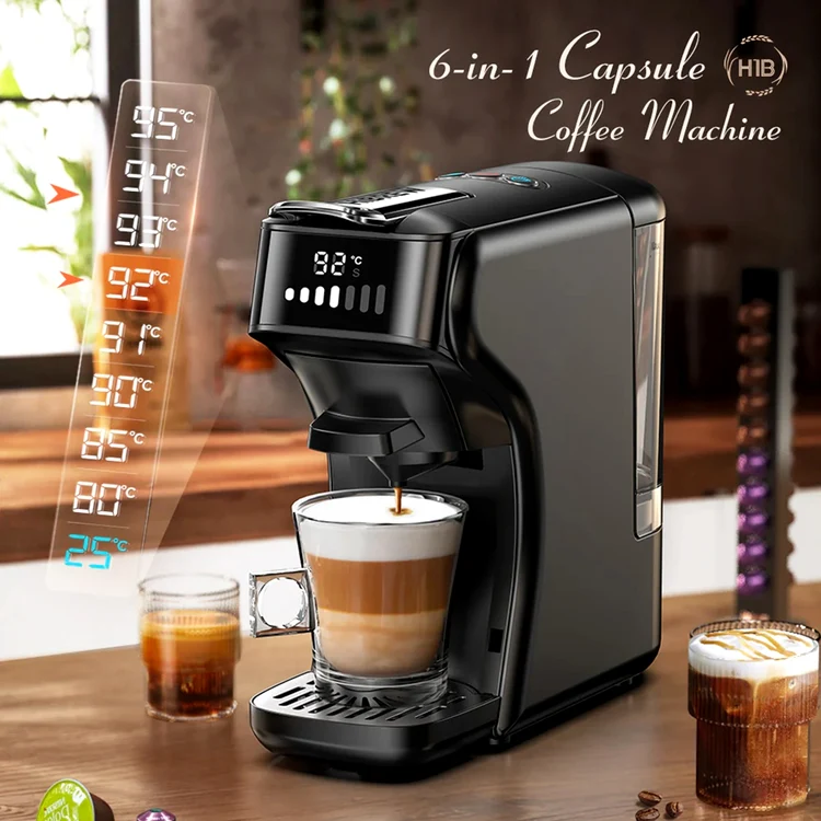Espresor multifuncțional 6 in 1 ce oferă o varietate de băuturi Sursă HiBREW jpg