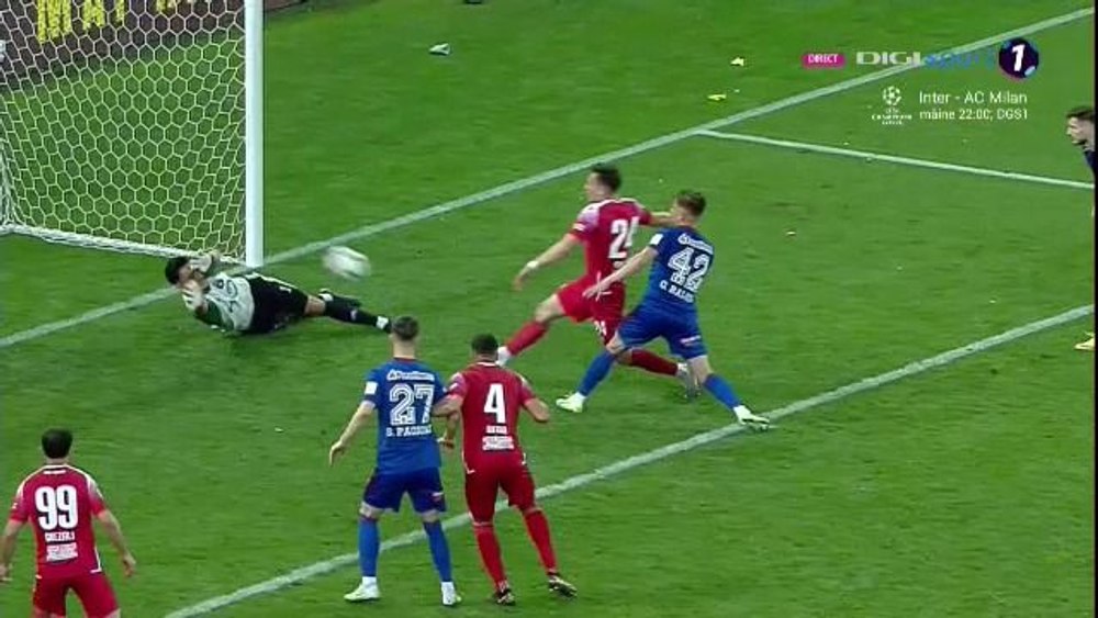 Dinamo - CSA Steaua 3-0. "Câinii roșii" au făcut instrucție cu "militarii" pe Arena Națională