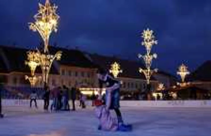 Anul acesta sibienii se vor uita la pozele cu patinoarul de anul trecut