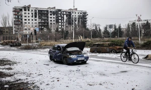 Orașul din prima linie Kostiantinivka FOTO EPA EFE jpg