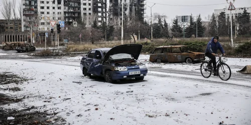 Orașul din prima linie Kostiantinivka FOTO EPA EFE jpg