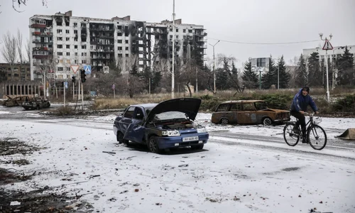 Orașul din prima linie Kostiantinivka FOTO EPA EFE jpg