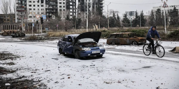 Orașul din prima linie Kostiantinivka FOTO EPA EFE jpg