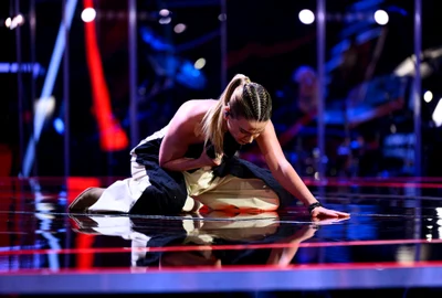  Cristina Bleandură, pe scena Vocea Romaniei FOTO: FB