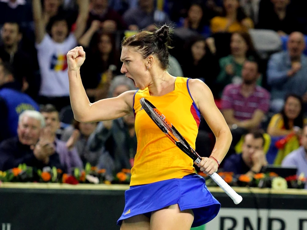 
    Simona Halep, în febra victorieiFoto: sportpictures.tu  