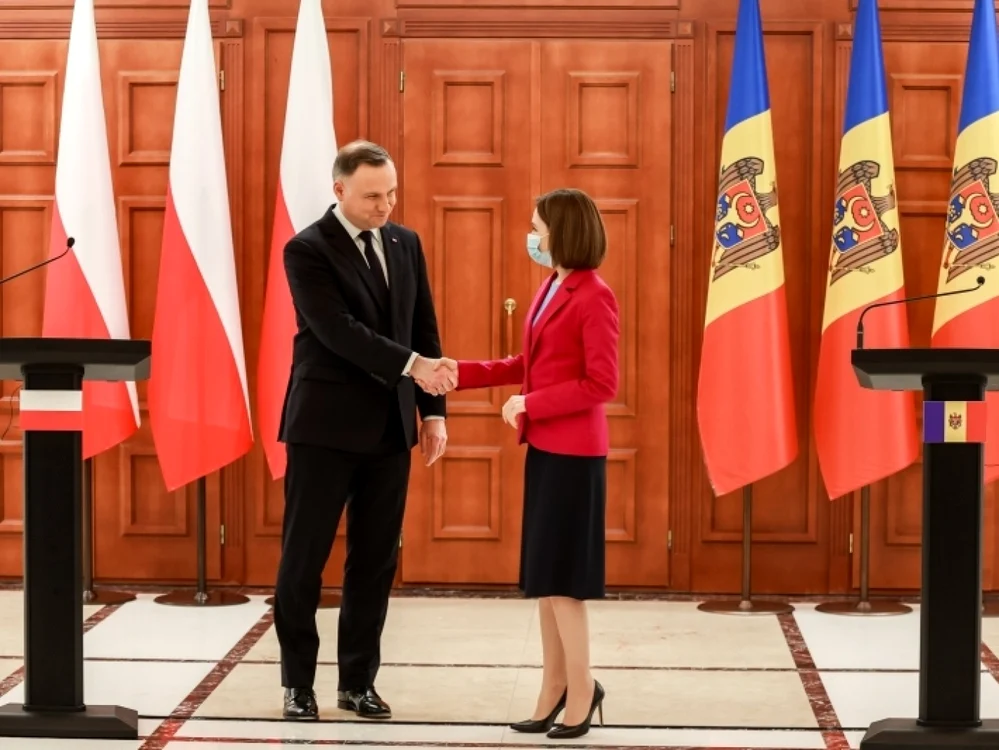 Andrzej Duda şi Maia Sandu, întrevedere la Chişinău