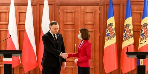 Andrzej Duda si Maia Sandu