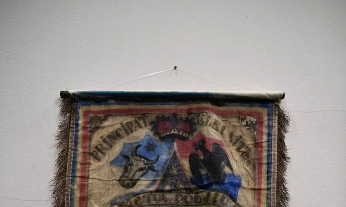 Steagul județului Dolj, din 1860 (© Cătălin Vînturici / Muzeul Olteniei)