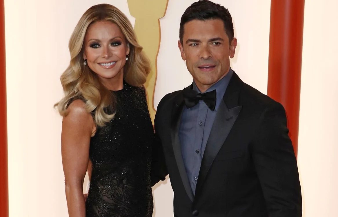 Kelly Ripa și Mark Consuelos, împreună la gala Premiilor Oscar (foto: EPA)