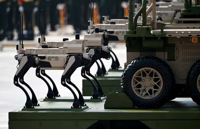 Nu au lipsit câinii roboți (Foto: Profimedia)