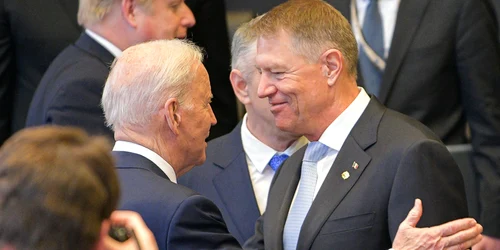 Klaus Iohannis şi Joe Biden FOTO Adm Prez