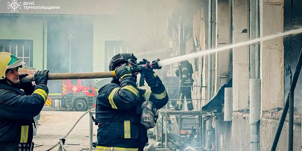 Rusia a atacat orașul Ternopil în plina zi FOTO X jfif