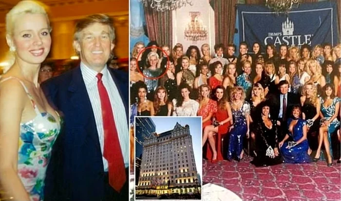 Beatrice Keul şi Donald Trump. Foto: colaj TikTok/LongTimeHistory