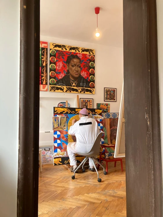 Saddo, la lucru. FOTO: arhiva personală