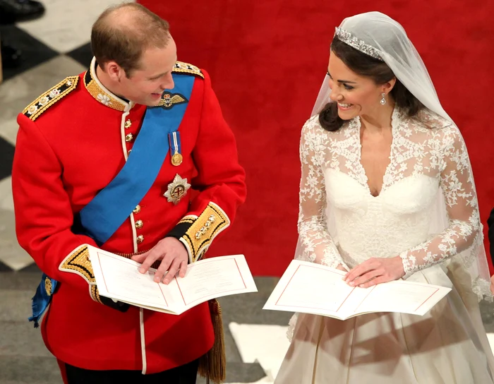 La nunta cu William, Prințesa de Wales a purtat o ojă albă (Foto: GettyImages)