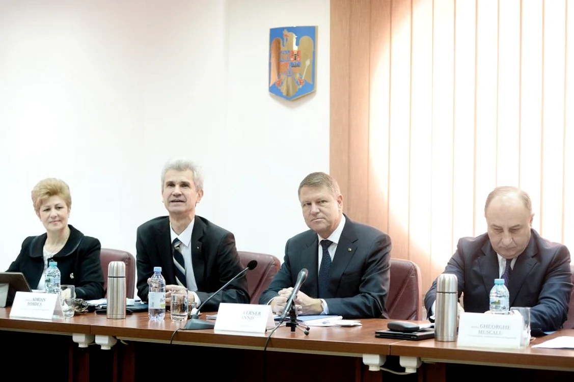 Preşedintele Klaus Iohannis a prezidat şedinţa CSM FOTO Mediafax