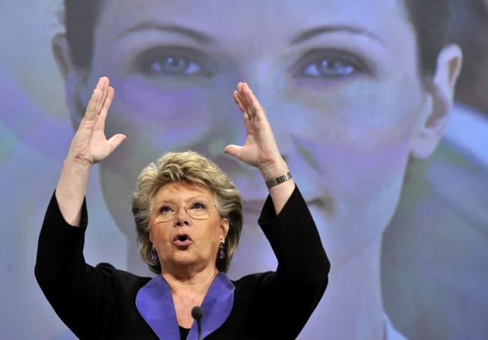 Comisarul european pentru Justiţie, Viviane Reding FOTO Reuters