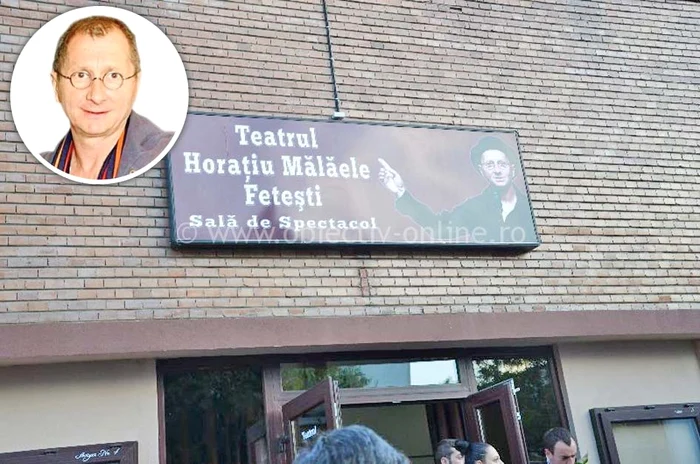 Horaţiu Mălăele a tăiat panglica Teatrului din Feteşti, pe 15 septembrie 2015