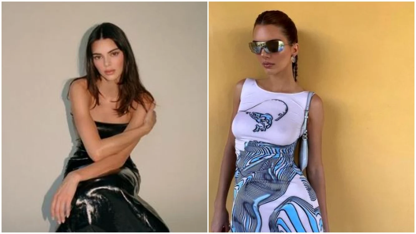 Kendall Jenner, apariție provocatoare într-o ședință foto. Sursa: colaj Instagram