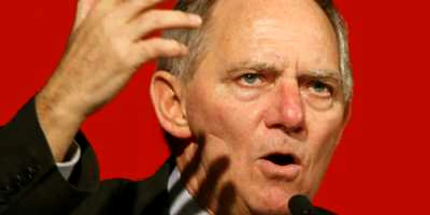 Ministrul german de Finanţe Wolfgang Schaeuble FOTO Arhivă
