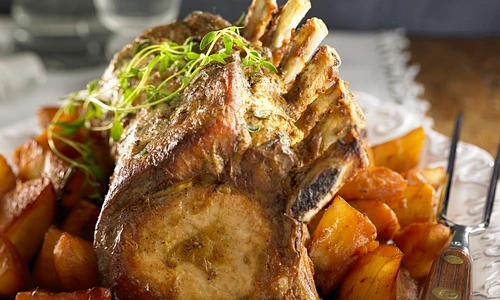 Roast loin of pork with potatoes jpeg