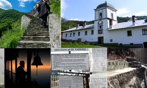 Scandalurile s au ținut lanț în ultima vreme de Mănăstirea Frăsinei Athosul românesc din județul Vâlcea Foto colaj jpg