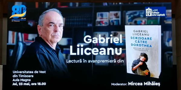 Liiceanu la UVT FOTO Ștefan Both
