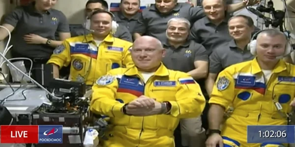 Cosmonauti pe statia spatiala internationala FOTO Roscosmos