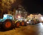 Protestul tractoriștilor în centrul Timișoarei FOTO Ștefan Both