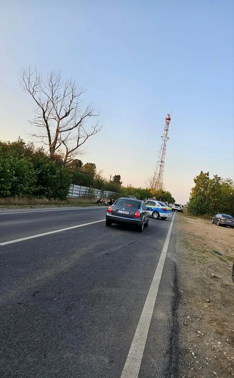Locul accidentului din satul 2 Mai FOTO Facebook/Viața Dobrogei