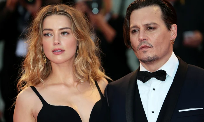 Johnny Depp cu Amber Heard foto shutterstock