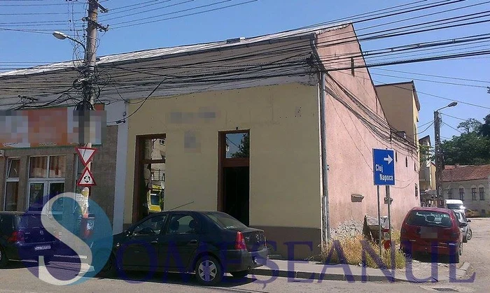 Incidentul s-a petrecut în aceast local din Dej (foto:someseanul.ro)