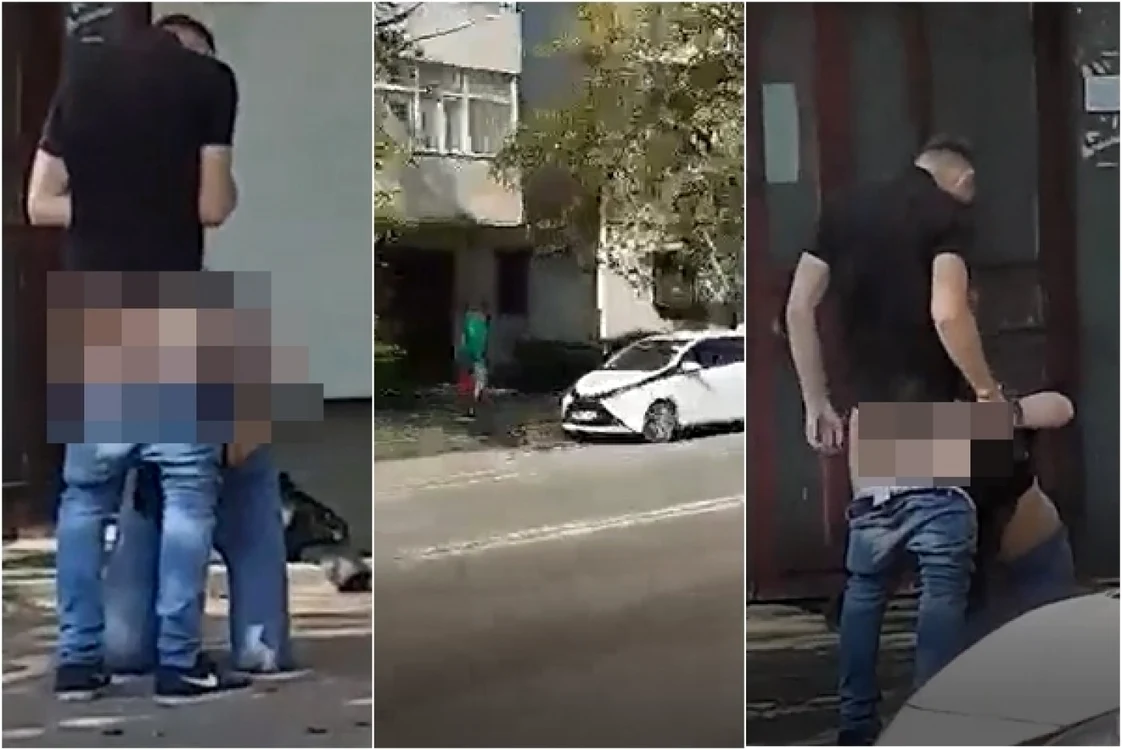 Tinerii au fost filmaţi în timpul felaţiei FOTO Capătură video