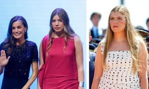 Infanta Sofia și Regina Letizia profimedia jpg