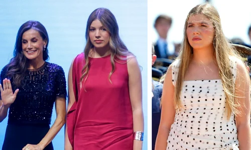 Infanta Sofia și Regina Letizia profimedia jpg
