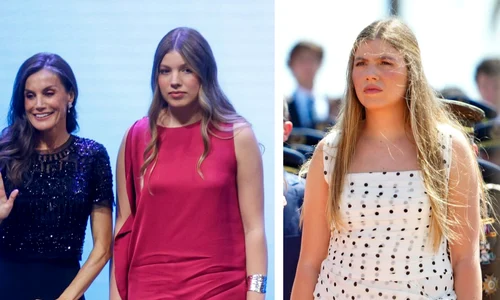 Infanta Sofia și Regina Letizia profimedia jpg