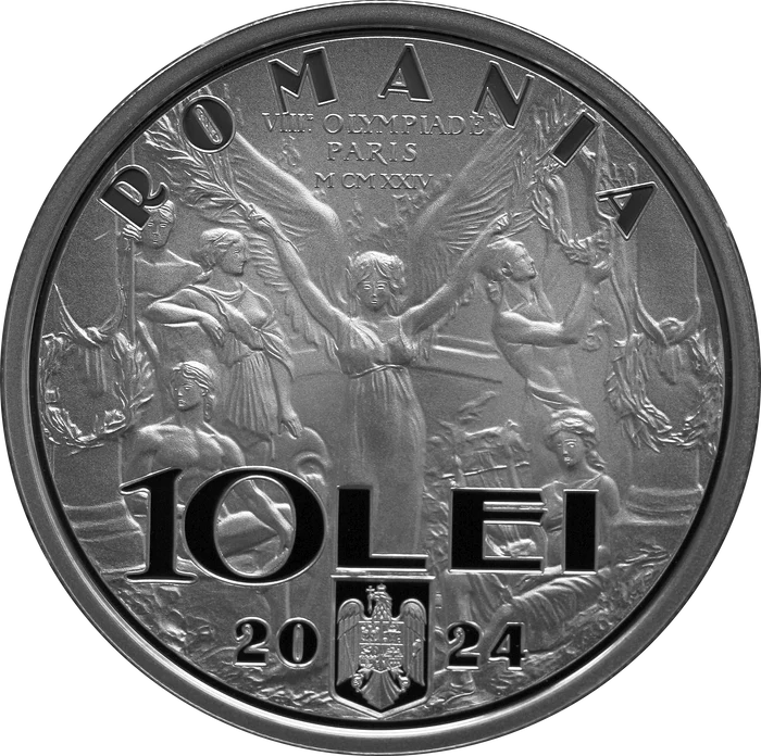 Moneda de argint de 10 lei