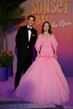 Alexandra de Hanovra și iubitul ei, Ben, la Balul Rozelor de la Monaco