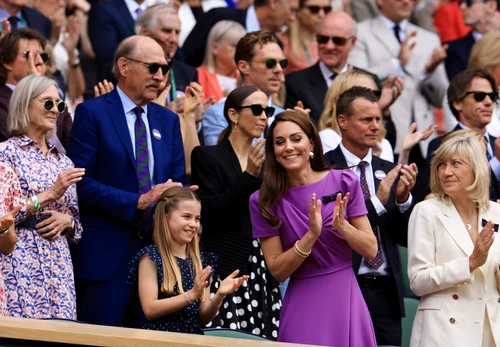 Kate Middleton, cu Charlotte și Pippa la Wimbledon