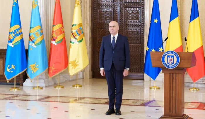Ilie Bolojan, președintele interimar al României FOTO: Precidency.ro