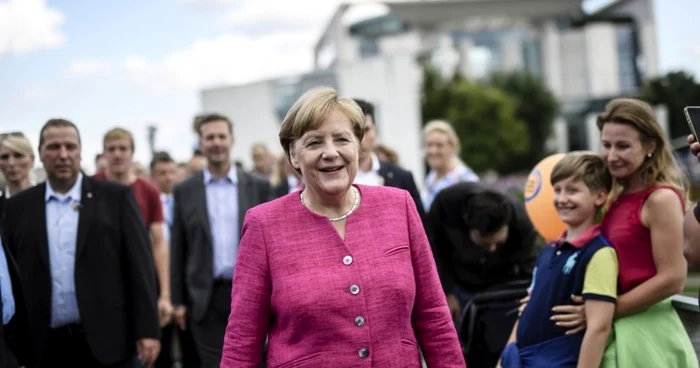 Angela Merkel în campania electorală pentru cel de-al patrulea mandat/ Foto: EPA