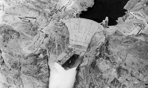 FOTO Marele baraj împotriva naturii  Cum s a construit barajul Hoover jpeg