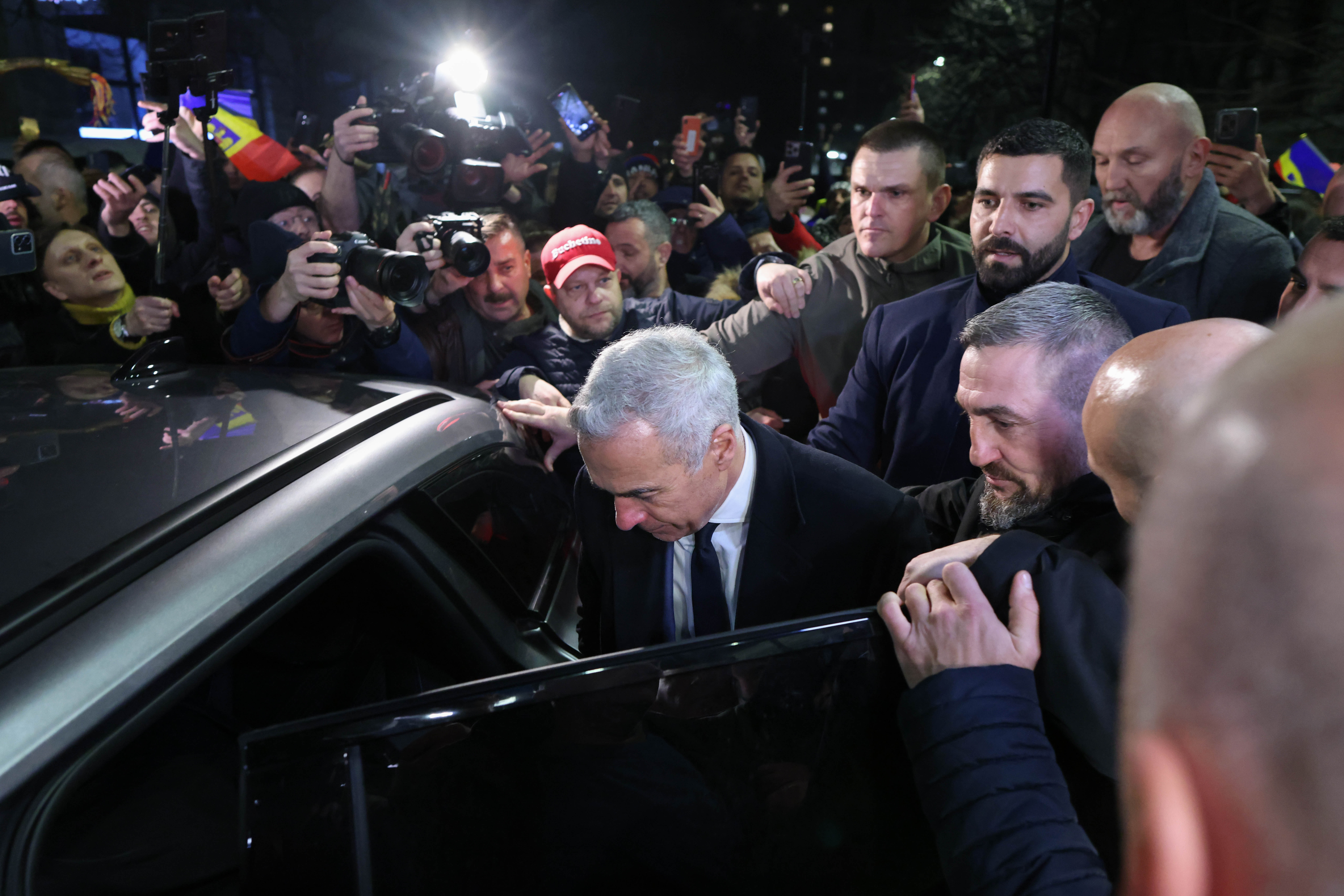 Călin Georgescu părăsește sediul Curții de Apel București. FOTO Inquam Photos / George Călin